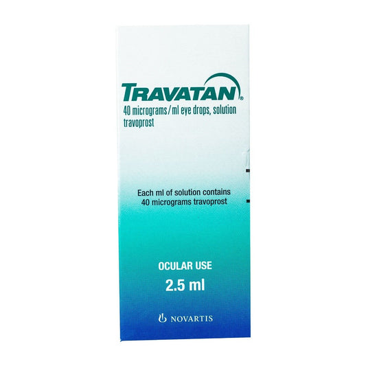 Travatan 40 mcg-ml Eye Drops - 2.5 ml