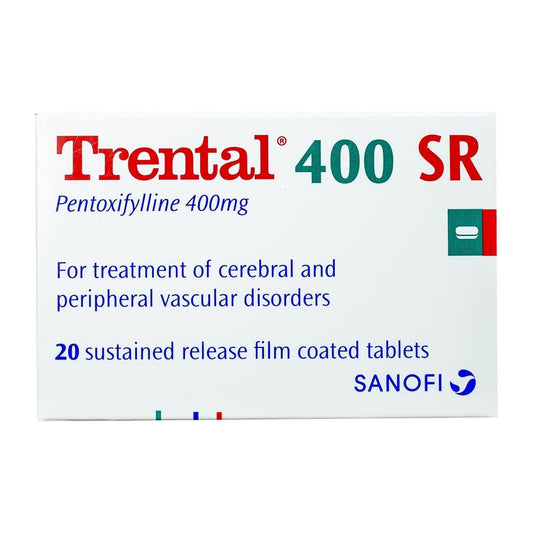 Trental 400 mg SR - 20 Tablets