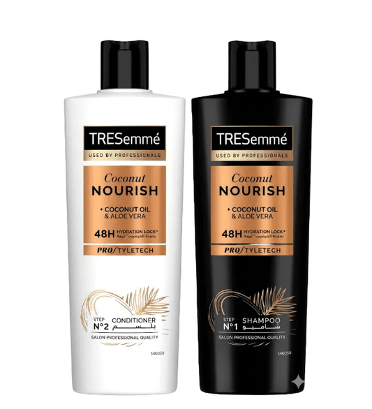 TRESEMMÉ COCONUT NOURISH SHAMPOO AND CONDITIONER HYDRATION LOCK 400ML