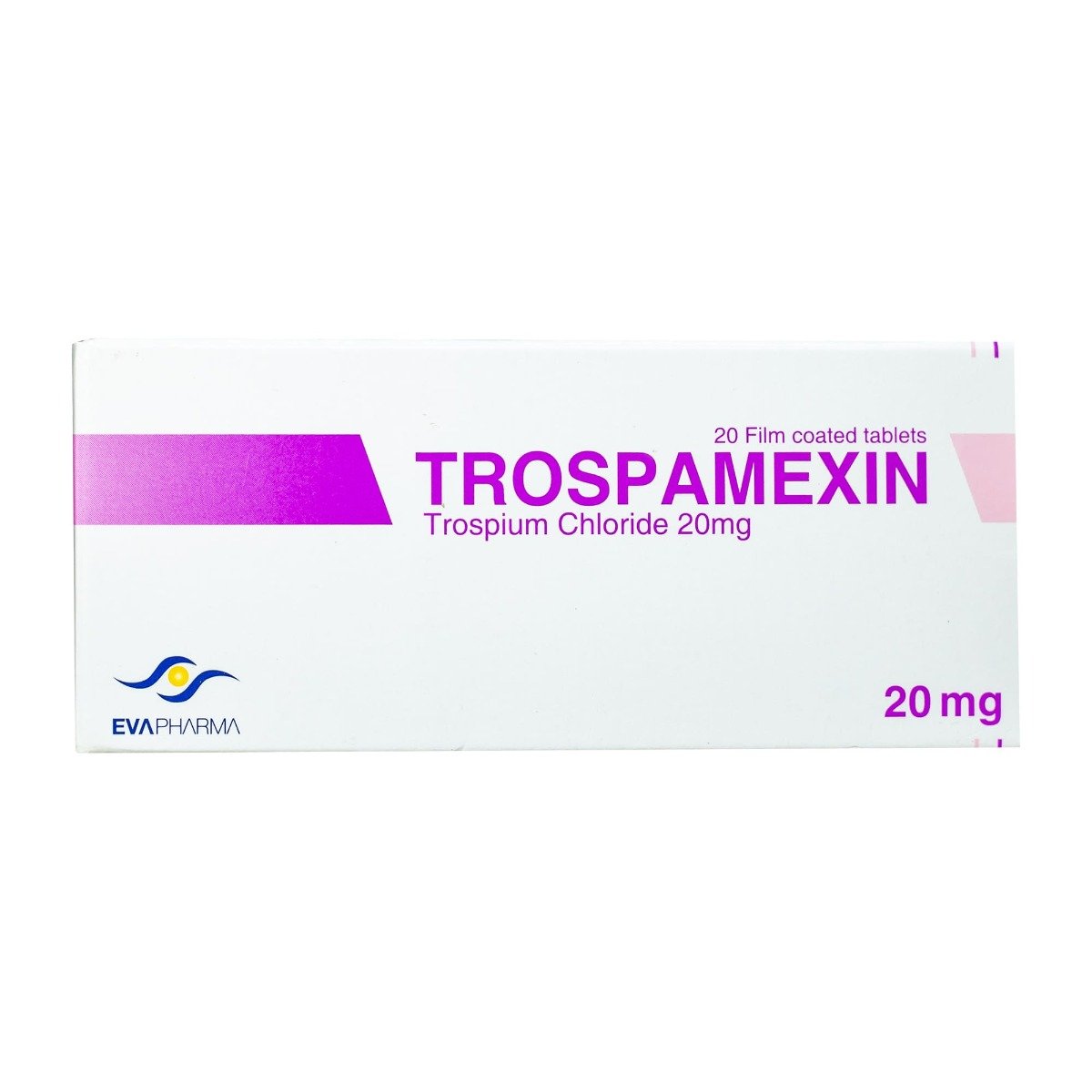 Trospamexin 20 mg - 20 Tablets