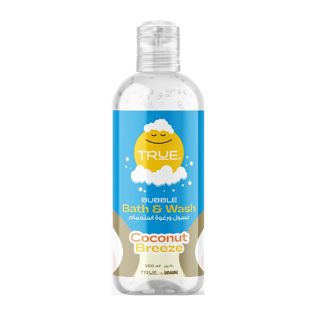 True By Lanalou Coconut Breeze Bubble Bath & Wash Gel - 250ml