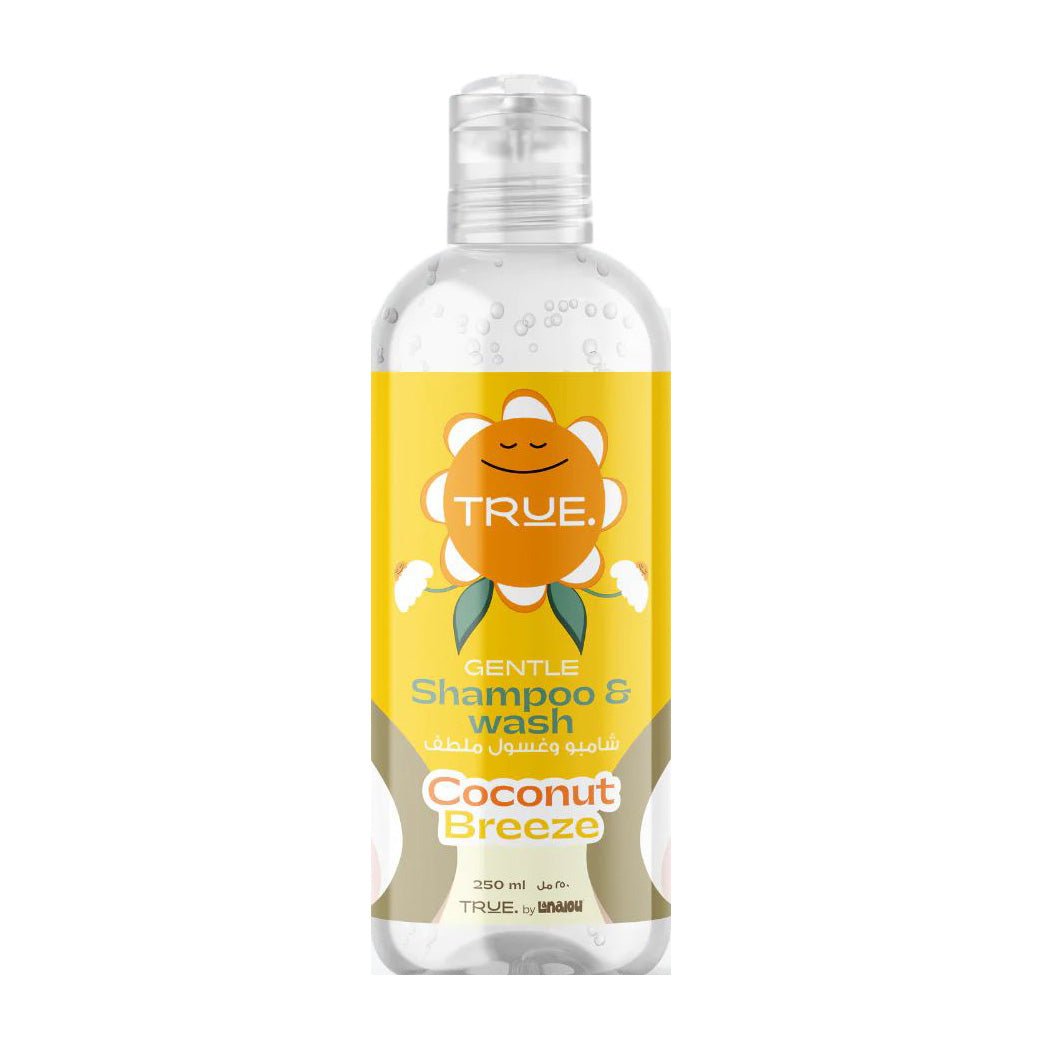 True By Lanalou Coconut Breeze Gentle Shampoo & Wash – 250ml