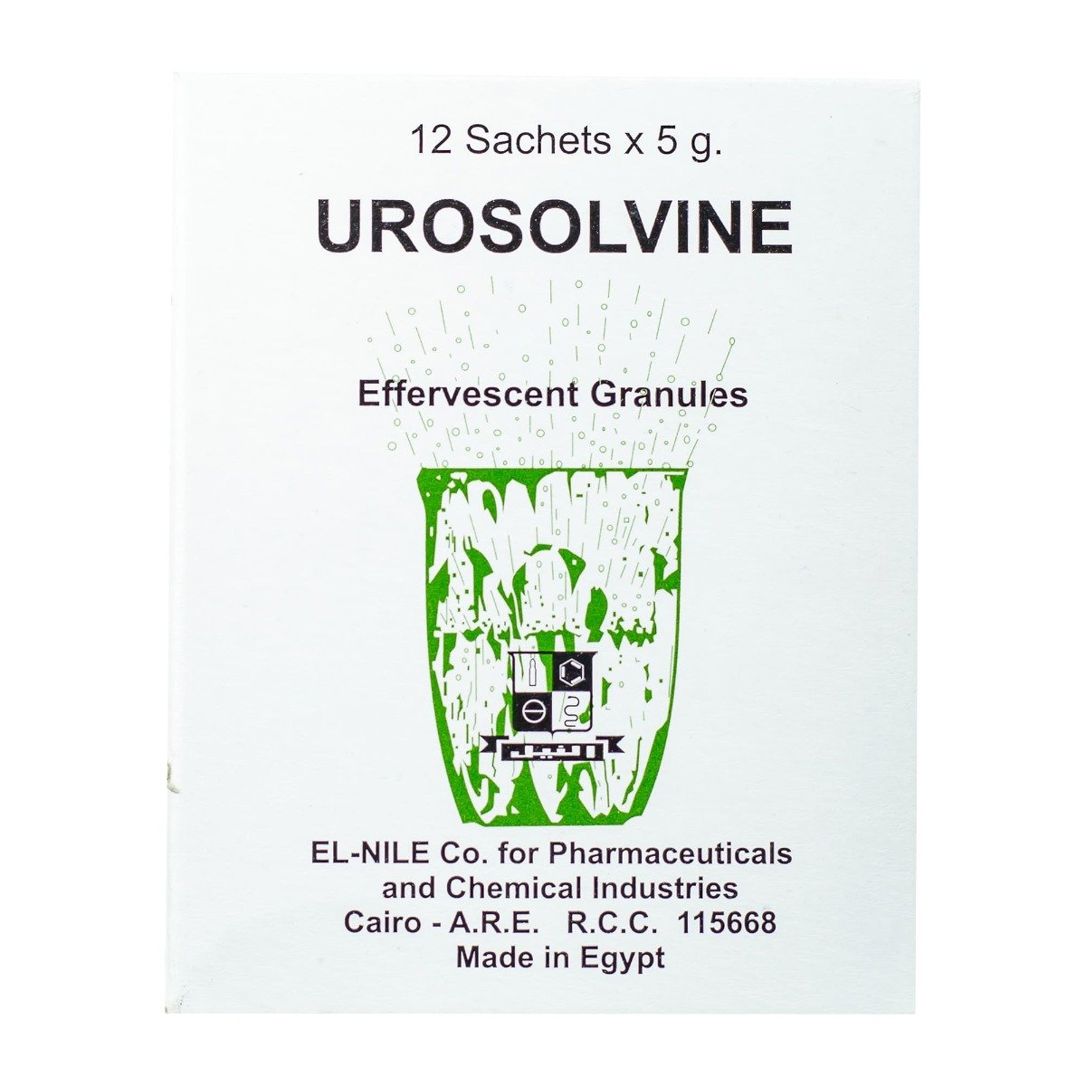 Urosolvine Effervescent Granules - 12 Sachets