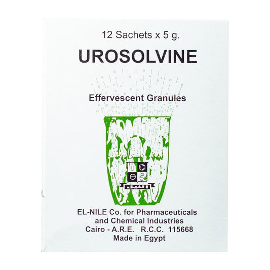 Urosolvine Effervescent Granules - 12 Sachets