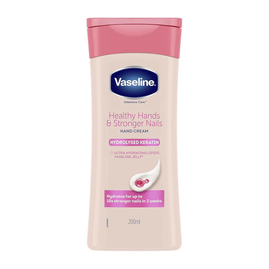 Vaseline Healthy Hands and Stronger Nails Hand Lotion - 200ml