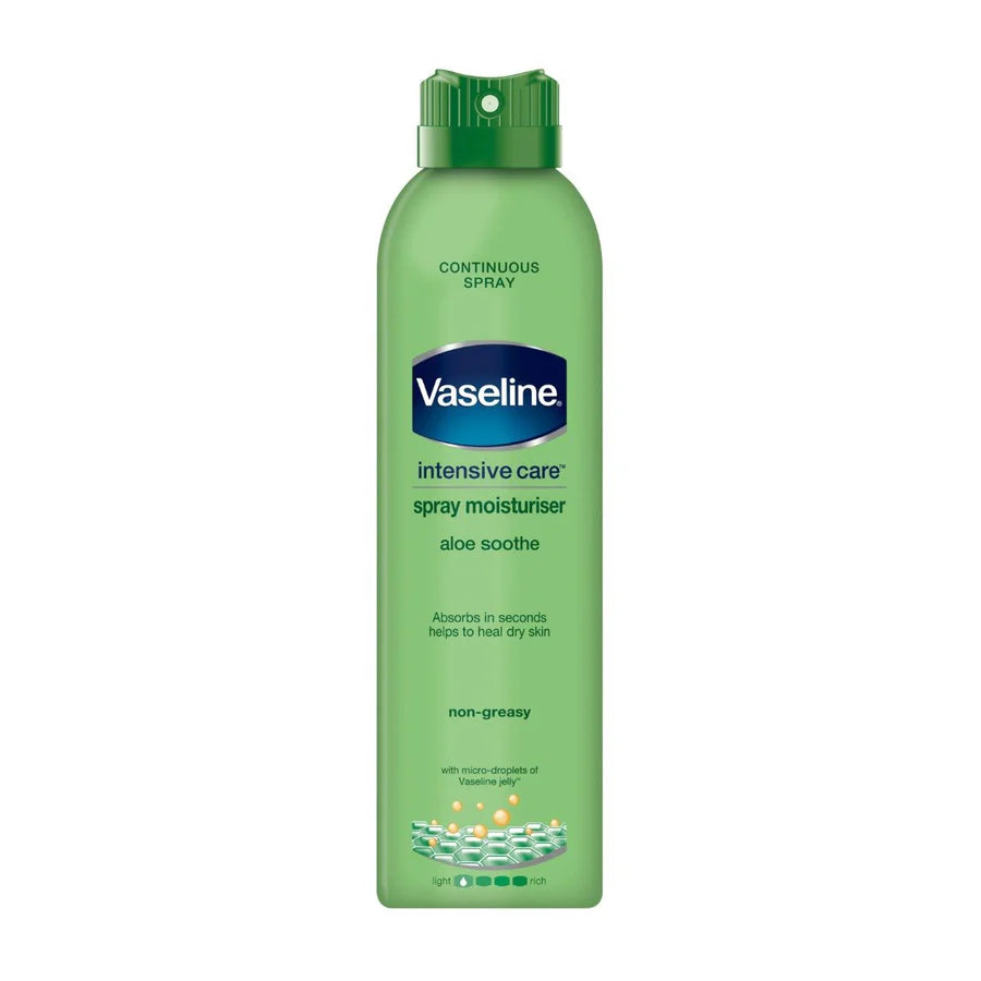 Vaseline Intensive Care Spray Moisturiser Aloe Soothe - 190ml