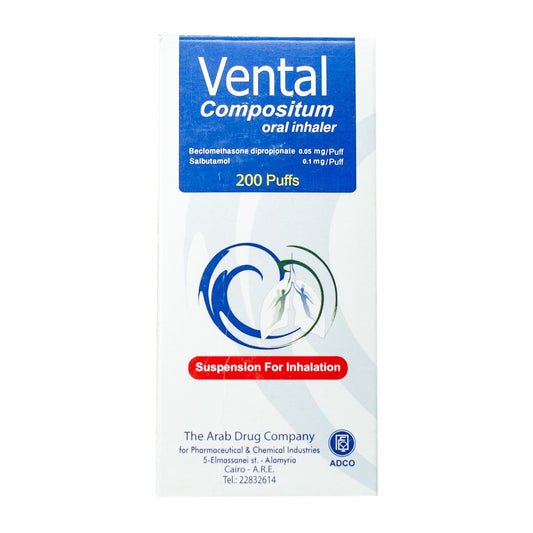 Vental Compositum Inhaler - 200 Puffs