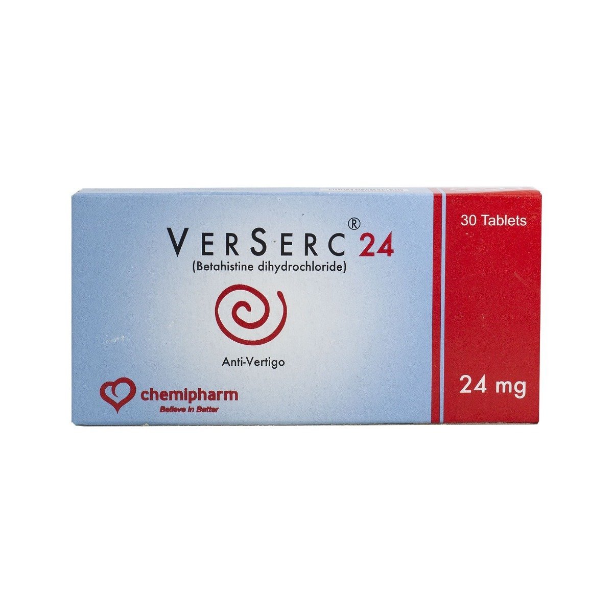 Verserc 24 mg - 30 Tablets