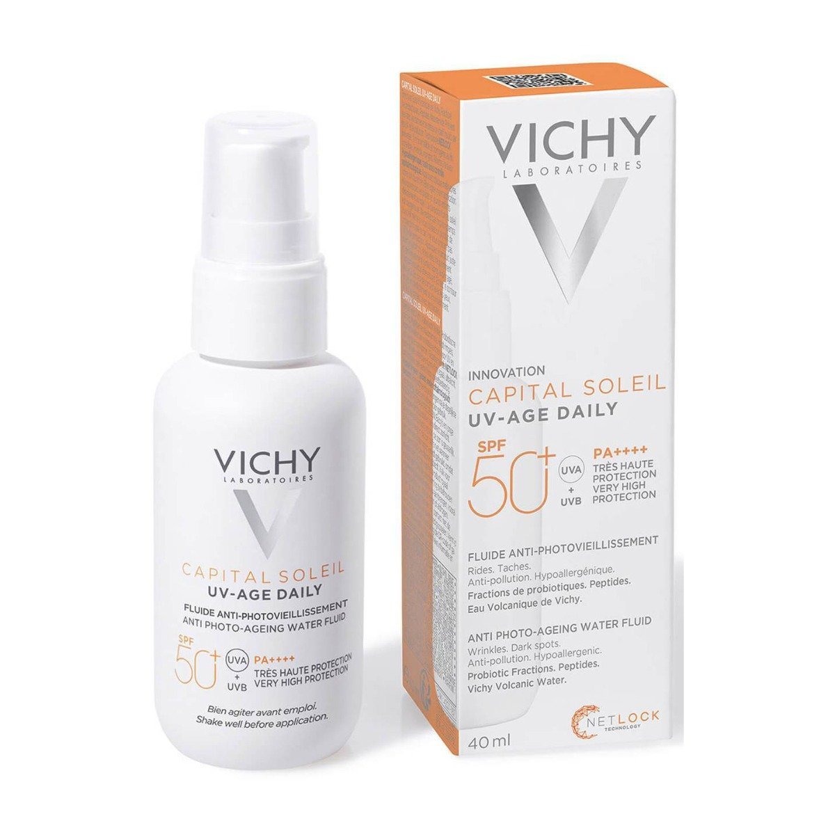 Vichy Capital Soleil Anti Aging Sunscreen UV-Age SPF 50+ Water Fluid - 40ml