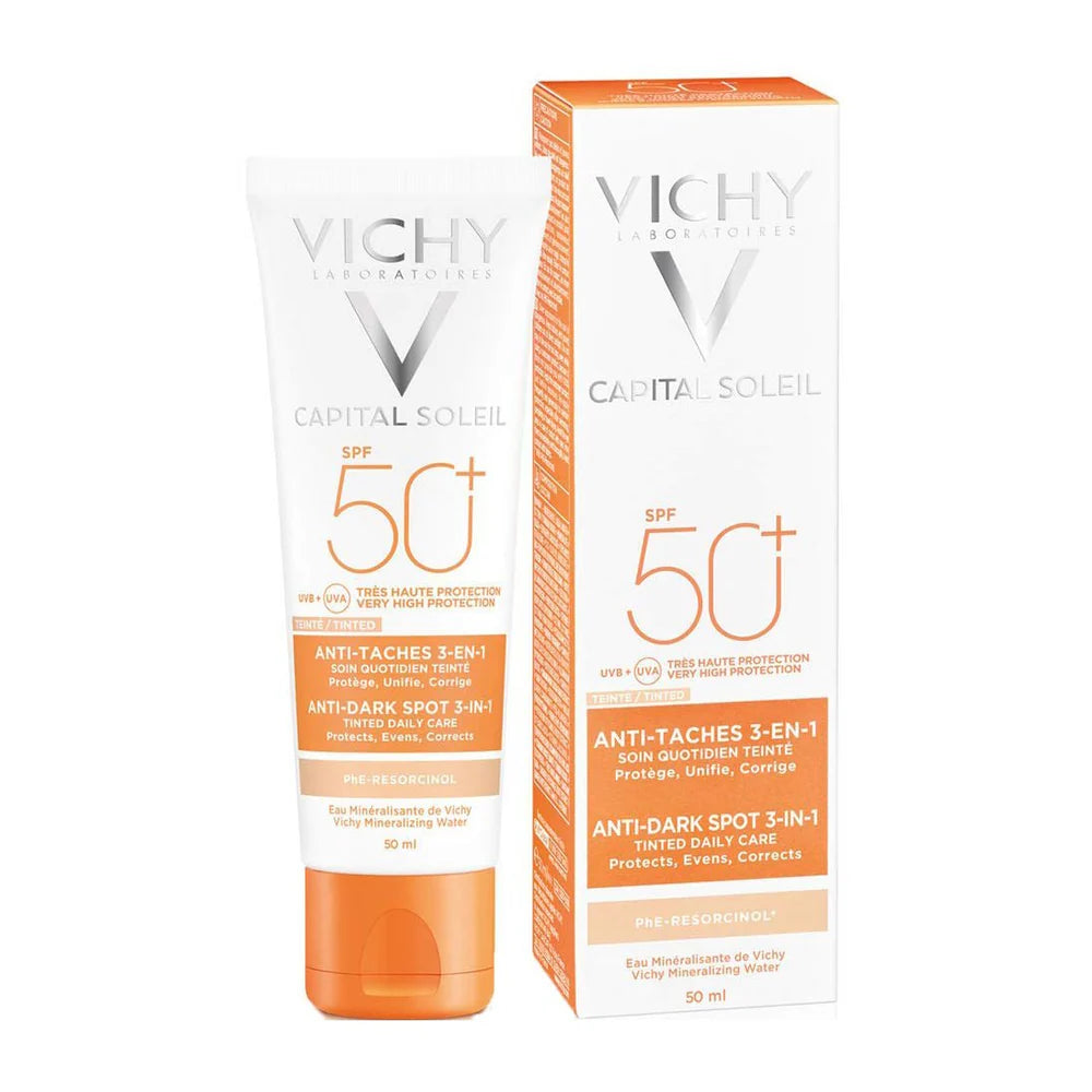 Vichy IDEAL SOLEIL 3-in-1 Tinted Anti-Dark Spots Care SPF50+ 50ml