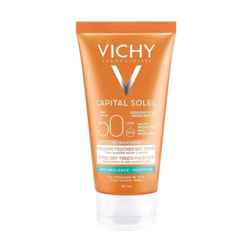 Vichy Capital Soleil BB Anti Brillance Mattifying Tinted Sunscreen Fluied SPF 50+ - 50ml