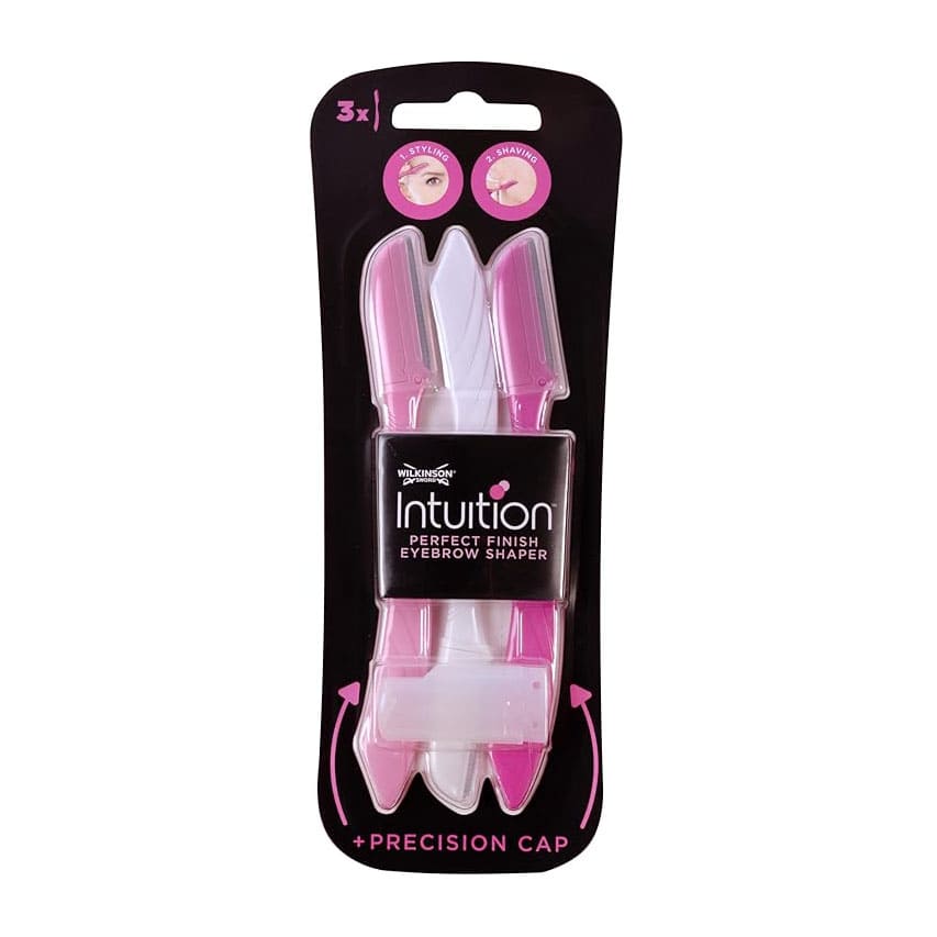 Wilkinson Sword Intuition Perfect Finish Eyebrow Shaper - 3 Pcs