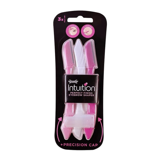 Wilkinson Sword Intuition Perfect Finish Eyebrow Shaper - 3 Pcs