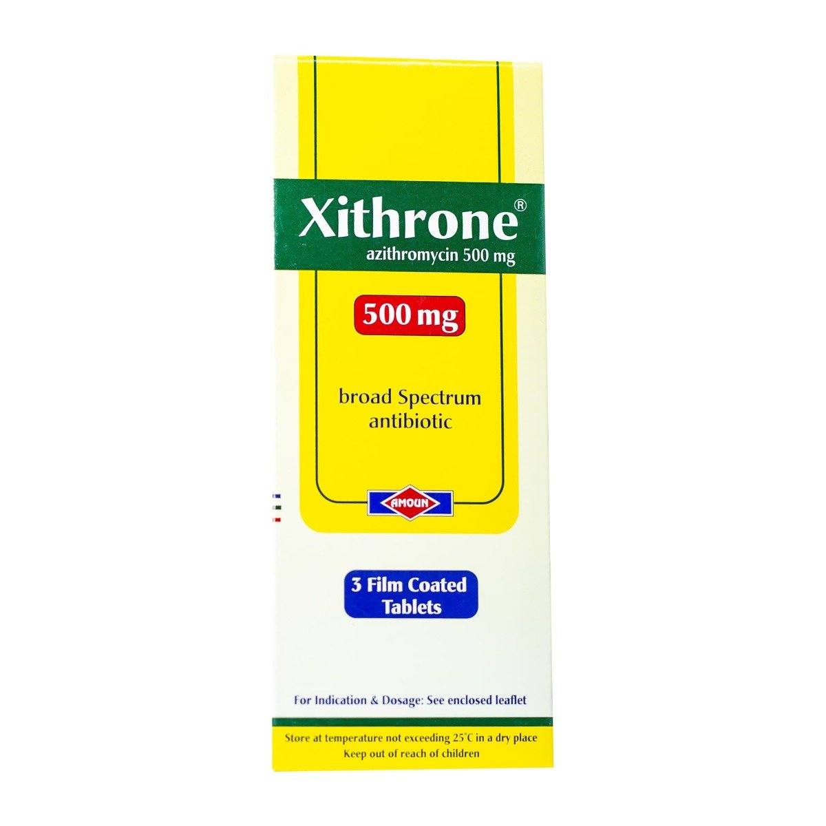 Xithrone 500 mg - 3 Tablets