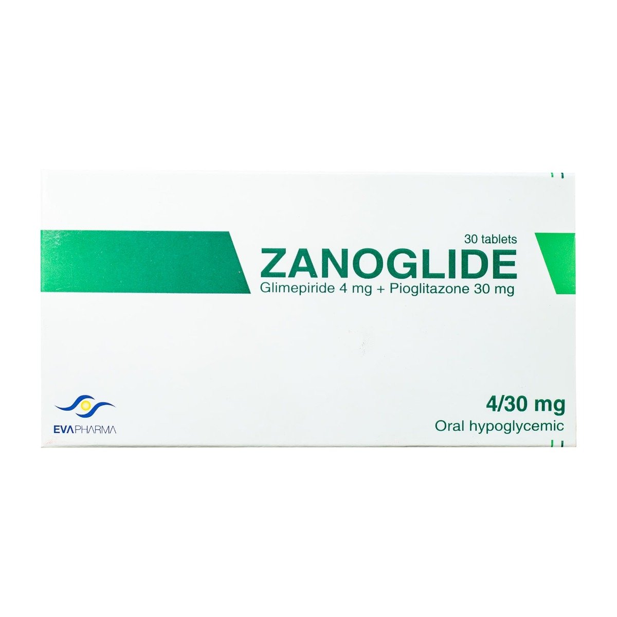 Zanoglide 4 mg-30 mg - 30 Tablets