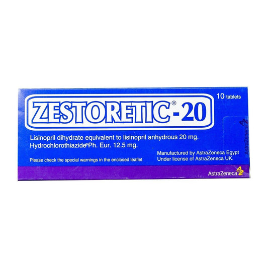 Zestoretic 20 mg - 10 Tablets