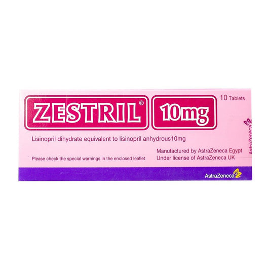 Zestril 10 mg - 10 Tablets