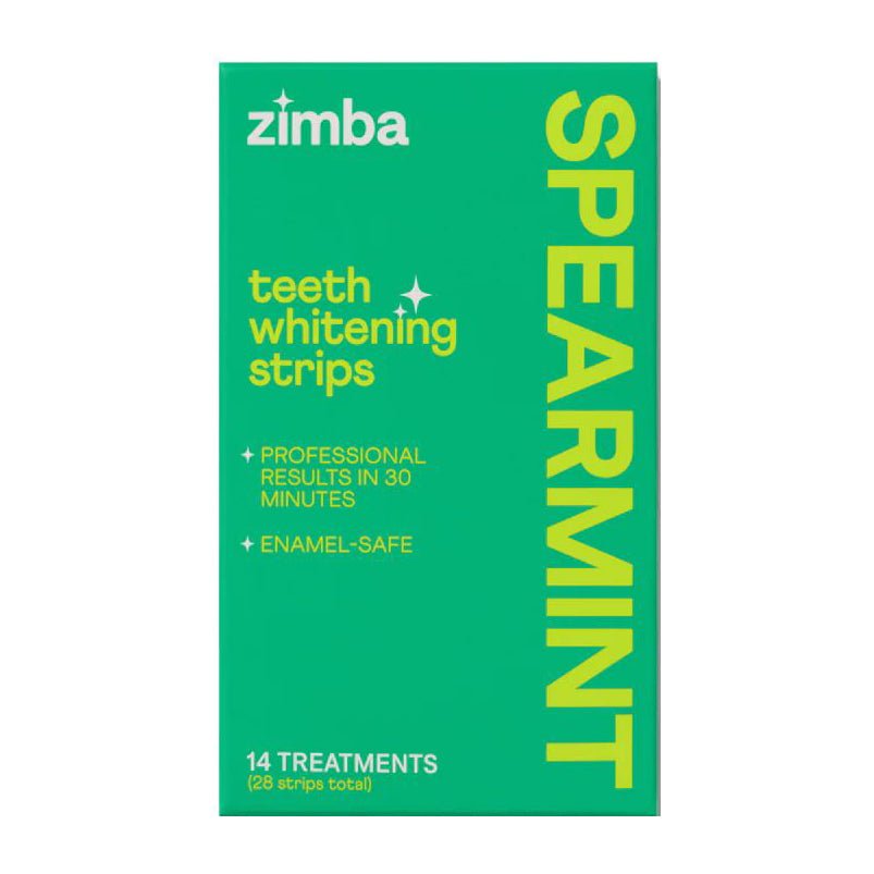 Zimba Teeth Whitening Strips 28 Strips – Spearmint