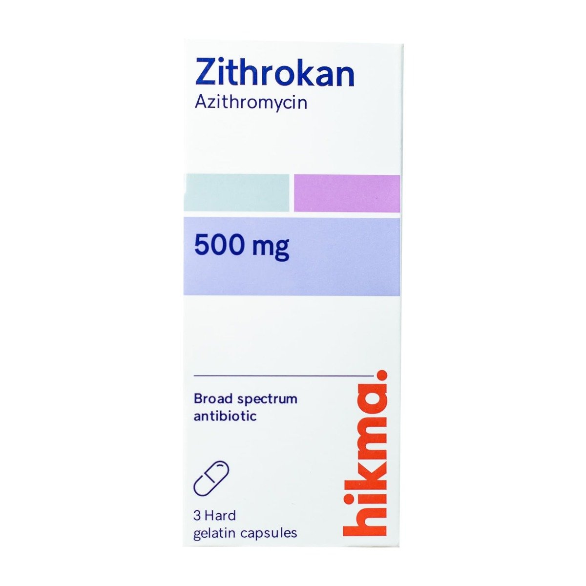 Zithrokan 500 mg - 3 Capsules