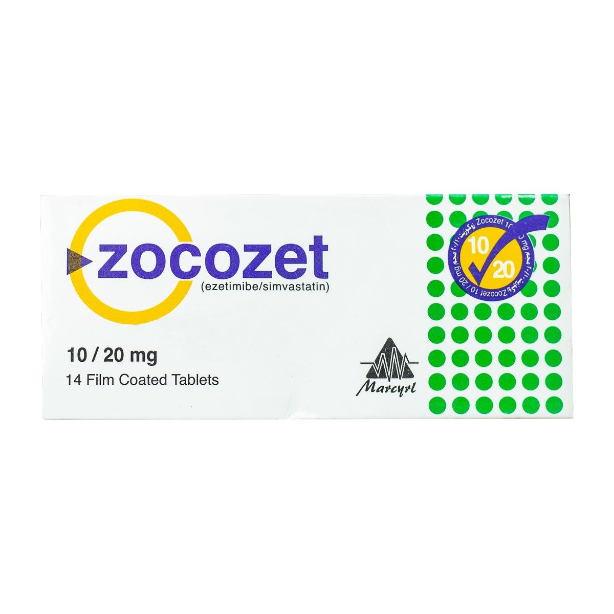 Zocozet 10 mg-20 mg - 14 Tablets