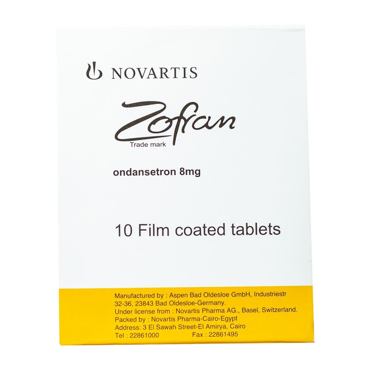 Zofran 8 mg - 10 Tablets