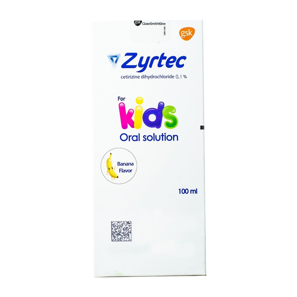 Zyrtec 0.1% Syrup - 100 ml